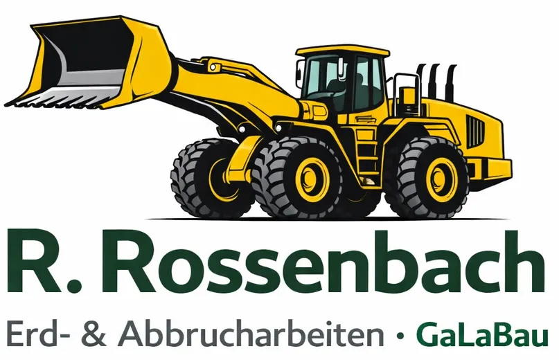 R. Rossenbach Erd-, Abbruch- & Galabauarbeiten Logo