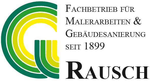 Anstricharbeiten Gustav Rausch GmbH Malerbetrieb Logo