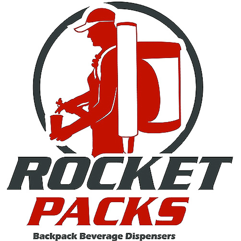 Backpack Drink Dispenser for event marketing bauchladen Logo