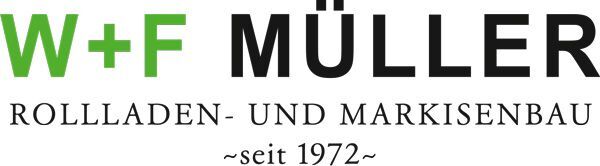 W. + F. Müller GmbH Rollladen Markisen und Jalousien Logo