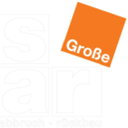 SAR Große Abbrucharbeiten Logo