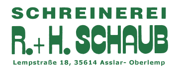 Schreinerei Schaub GmbH Logo
