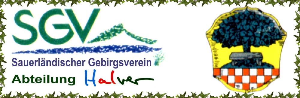 Sauerländischer Gebirgsverein Abteilung Halver/Westf. e.V. Logo