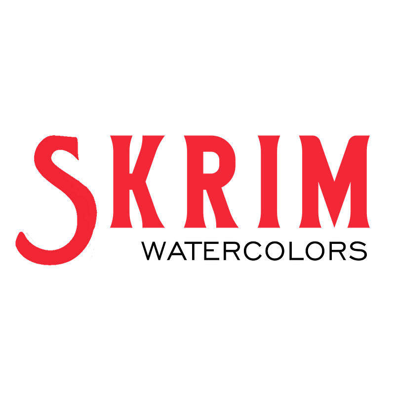 Skrim Watercolors Logo