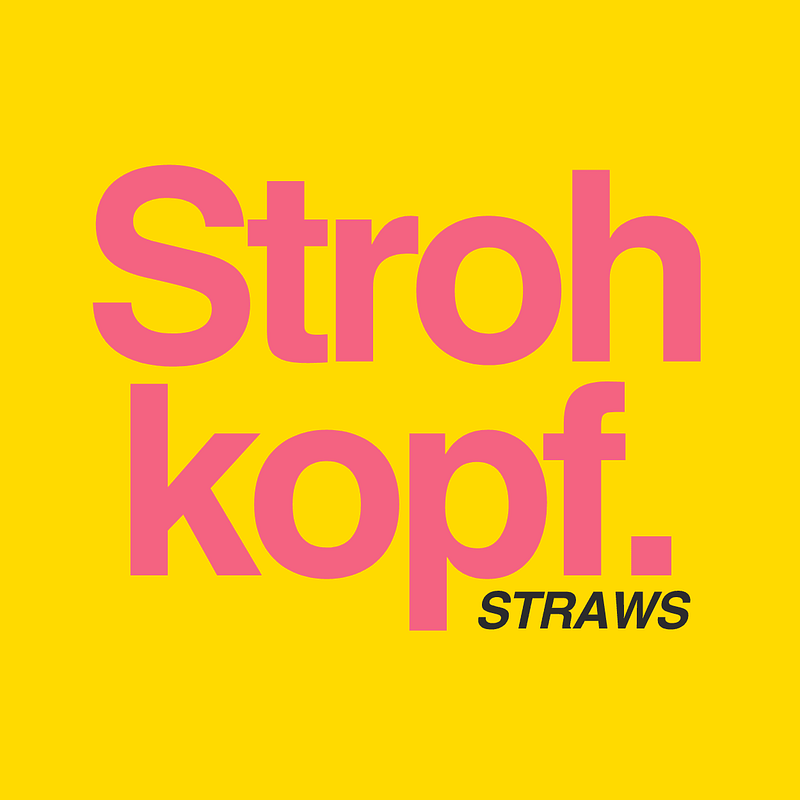 Strohkopf Premium Naturstrohhalme Logo