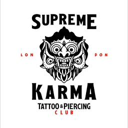 Supreme karma Tattoo & Piercings Logo