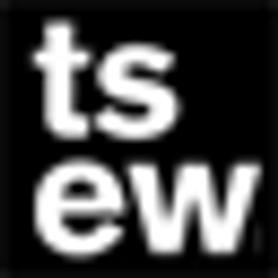 tsew Tiefschwarz und Edelweiß Büro für Gestaltung Logo