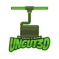 Uncut3D - 3D-Druck & Mehr! Logo