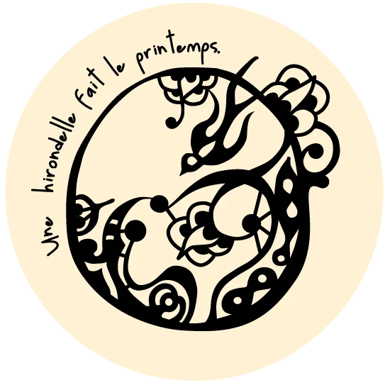 Une hirondelle fait le printemps. Logo