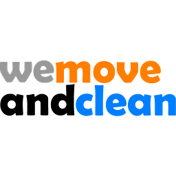 We Move and Clean Logo