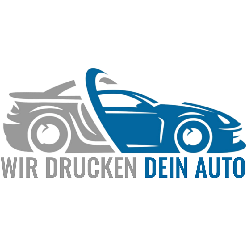 Wir drucken dein Auto Logo