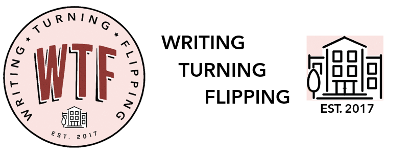 Writing Turning Flipping Logo