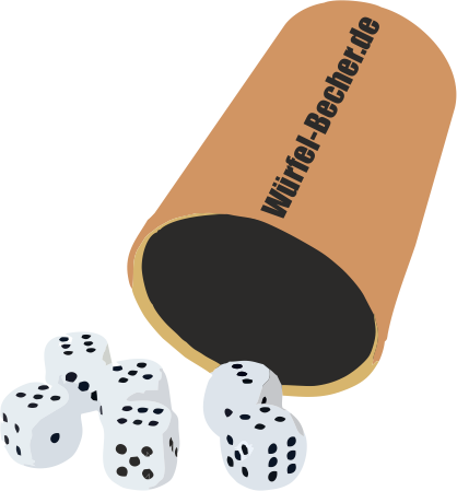 Wuerfel Becher Logo