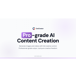 ZenCreator | AI Realistic Video and Image Generator Logo