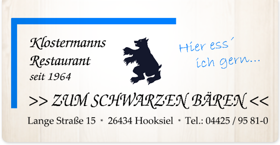 Zum Schwarzen Bären, Inh. Küchenrnstr. Sven Klostermann Restaurant Logo